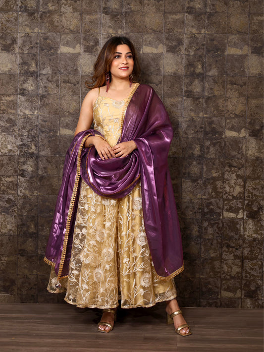 Anarkali (golden)